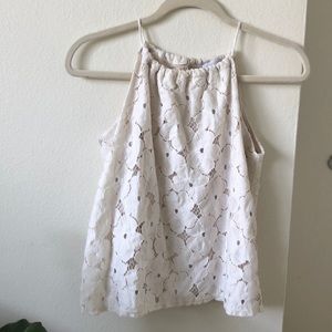 Anthropologie LiV Los Angeles lace petal tank